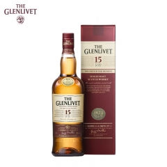 格兰威特15年700ml醇萃苏格兰单一麦芽威士忌纯麦进口洋酒