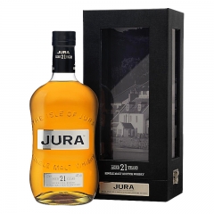 吉拉Jura朱拉小岛21年单一麦芽威士忌700mL英国进口正品洋酒