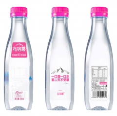5100布宿最矿泉水小瓶包邮饮用水整箱330ml*24瓶西藏冰川酵母水