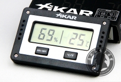 美国西卡Xikar雪茄电子温湿度表 电子湿度计 长方形便携温度表