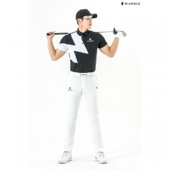 韩国W.ANGLE高尔夫休闲运动男装上衣户外锻炼透气速干