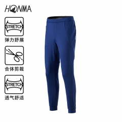 HONMA2020新款高尔夫男装长裤空气层面料合体剪裁透气舒适弹力