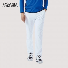 HONMA秋季运动面料长裤 高尔夫服装男GOLF时尚纯色长裤