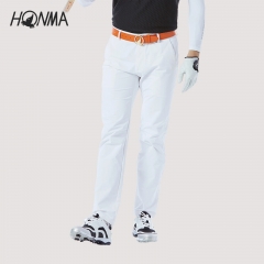 HONMA春季运动面料长裤高尔夫服装男GOLF球时尚简约运动长裤