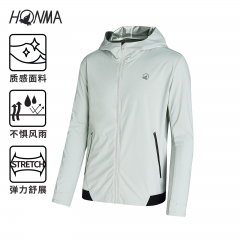 HONMA2020新款高尔夫男装夹克外套质感面料简约修身防泼水连帽
