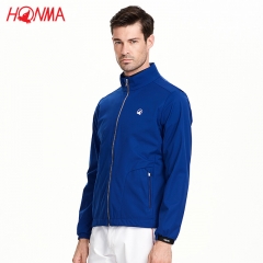 HONMA高尔夫服装男外套 秋季复合弹力面料运动男士休闲夹克