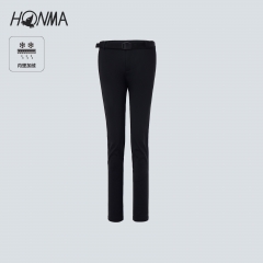 HONMA 高尔夫女装长裤滑雪裤内里加绒舒适保暖贴身0