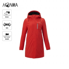 HONMA 高尔夫女装棉服弹性3M科技防泼水防风滑雪收腰透气