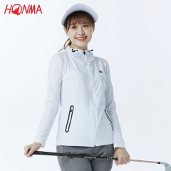 HONMA夏季运动面料外套  高尔夫服装女GOLF时尚纯色外套