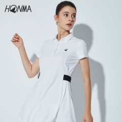 HONMA2020新款高尔夫女装连衣裙高腰质感面料弹力舒展透气舒适