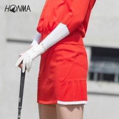HONMA2020新款高尔夫女装短裙针织面料吸湿透气运动环保纤维亲肤