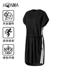 HONMA2020新款高尔夫女装连衣裙天丝面料吸湿透气环保纤维亲肤