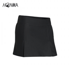 HONMA高尔夫女装2020夏季女式短裙golf运动裙女裙裤工字褶裙摆