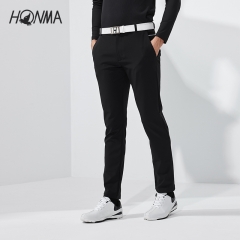 HONMA2020秋冬季新款男式长裤柔软贴合后口袋设计直筒版型长裤