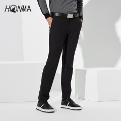 HONMA2020秋冬新款男式长裤柔软贴合时尚个性直筒版型长裤