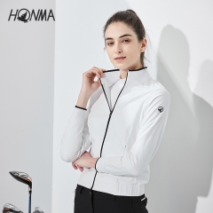 HONMA2020秋冬新款女士夹克立领设计日本面料短款夹克